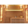 Sauna Fińska Sucha z Kamieniami Solnymi z Piecem HARVIA 6,0KW 160X150X200CM FSTG3L-black