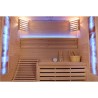 Sauna Fińska Sucha z Kamieniami Solnymi z Piecem HARVIA 6,0KW 160X150X200CM FSTG3L-black