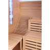 Sauna Fińska Sucha z Kamieniami Solnymi z Piecem HARVIA 6,0KW 160X150X200CM FSTG3L-black