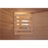 Sauna Fińska Sucha z Kamieniami Solnymi z Piecem HARVIA 6,0KW 160X150X200CM FSTG3L-black
