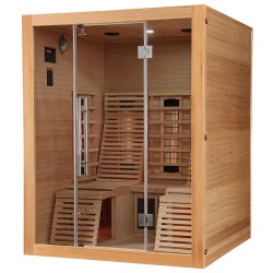 Sauna na podczerwień Infrared 150X150X190 - 3 osobowa FSRG4L