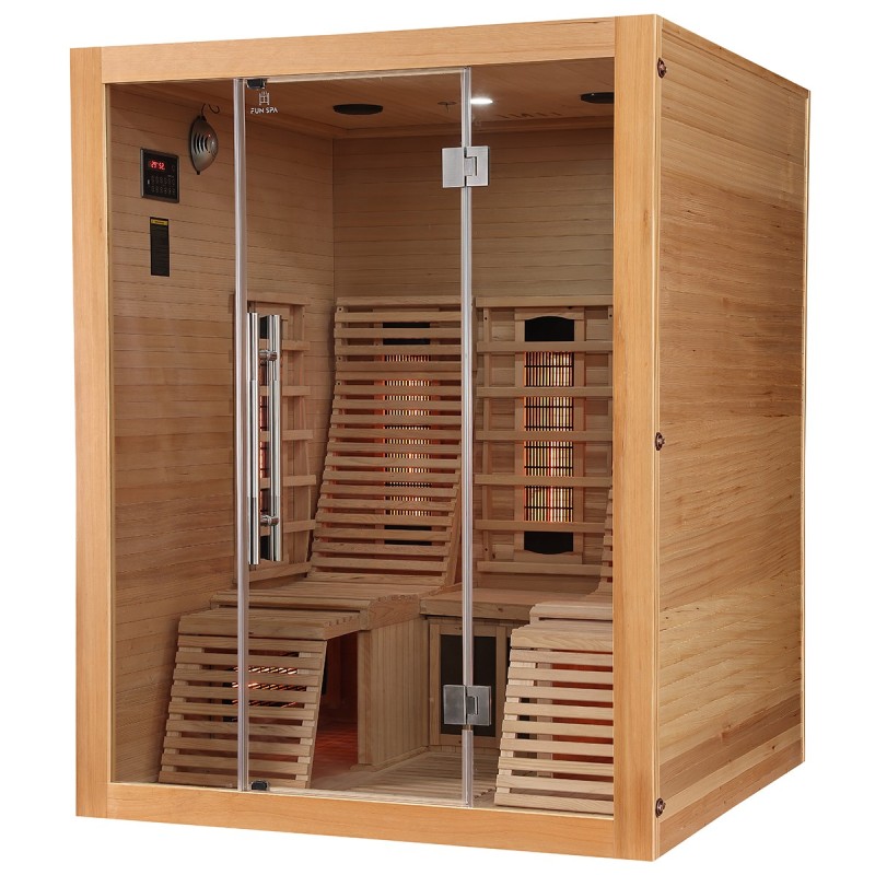 Sauna na podczerwień Infrared 150X150X190 - 3 osobowa FSRG4L