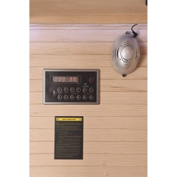 Sauna na podczerwień Infrared 150X150X190 - 3 osobowa FSRG4L black