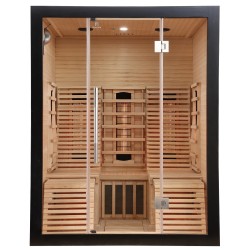 Sauna na podczerwień Infrared 150X150X190 - 3 osobowa FSRG4L black