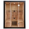 Sauna na podczerwień Infrared 150X150X190 - 3 osobowa FSRG4L black