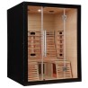 Sauna na podczerwień Infrared 150X150X190 - 3 osobowa FSRG4L black
