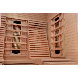 Sauna na podczerwień Infrared 150X150X190 - 3 osobowa FSRG4L black