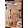 Sauna na podczerwień Infrared 150X150X190 - 3 osobowa FSRG4L black