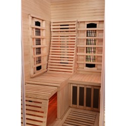 Sauna na podczerwień Infrared 150X150X190 - 3 osobowa FSRG4L black