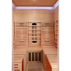 Sauna na podczerwień Infrared 150X150X190 - 3 osobowa FSRG4L black