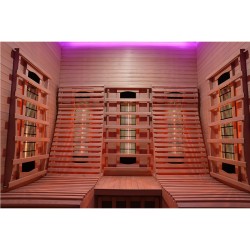 Sauna na podczerwień Infrared 150X150X190 - 3 osobowa FSRG4L black