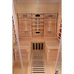 Sauna na podczerwień Infrared 150X150X190 - 3 osobowa FSRG4L black