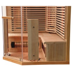Sauna na podczerwień Infrared 140X140X190 - 3 osobowa FSRG3C