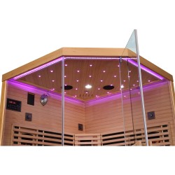 Sauna na podczerwień Infrared 140X140X190 - 3 osobowa FSRG3C
