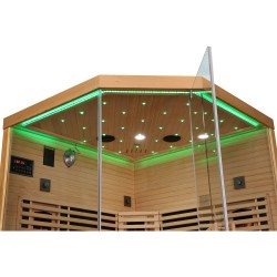 Sauna na podczerwień Infrared 140X140X190 - 3 osobowa FSRG3C