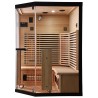 Sauna na podczerwień Infrared 140X140X190 - 3 osobowa FSRG3C black