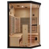Sauna na podczerwień Infrared 140X140X190 - 3 osobowa FSRG3C black