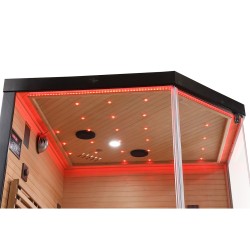 Sauna na podczerwień Infrared 140X140X190 - 3 osobowa FSRG3C black