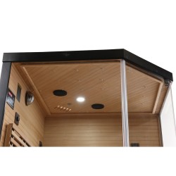 Sauna na podczerwień Infrared 140X140X190 - 3 osobowa FSRG3C black