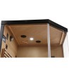 Sauna na podczerwień Infrared 140X140X190 - 3 osobowa FSRG3C black