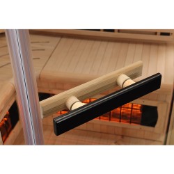 Sauna na podczerwień Infrared 140X140X190 - 3 osobowa FSRG3C black