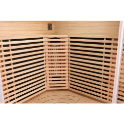 Sauna na podczerwień Infrared 140X140X190 - 3 osobowa FSRG3C black