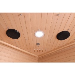 Sauna na podczerwień Infrared 140X140X190 - 3 osobowa FSRG3C black
