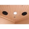 Sauna na podczerwień Infrared 140X140X190 - 3 osobowa FSRG3C black