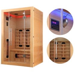 Sauna na podczerwień Infrared 120X105X190CM - 2 osobowa FS02