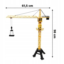 Dźwig Żuraw Zdalnie Sterowany Budowlany 98 cm