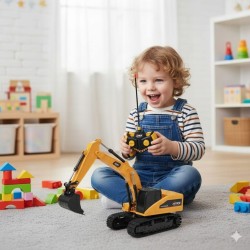 KOPARKA NA GĄSIENICACH ZDALNIE STEROWANA NA PILOT RC