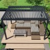 Pergola OGRODOWA Tarasowa Prestige Manual 3x3 - Dark Grey