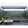 Pergola OGRODOWA Tarasowa Prestige Automatic 3 x 6 m - Dark Grey/White  Funmax – Stwórz Swoją Oazę Relaksu!