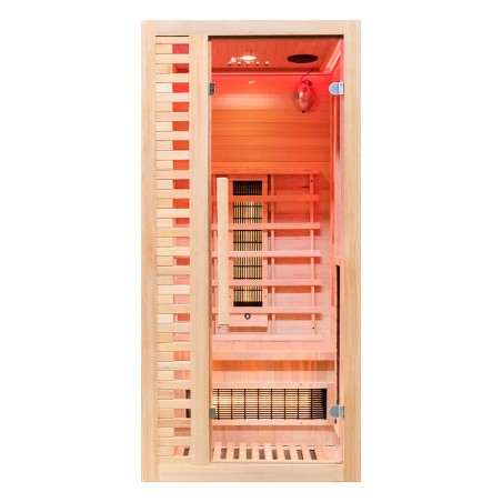 Sauna na podczerwień z kamieniem solnym 90X90X190CM FS-C1S