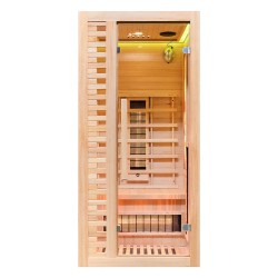 Sauna na podczerwień z kamieniem solnym 90X90X190CM FS-C1S