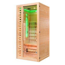 Sauna na podczerwień z kamieniem solnym 90X90X190CM FS-C1S