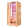 Sauna na podczerwień z kamieniem solnym 90X90X190CM FS-C1S