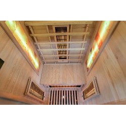 Sauna na podczerwień z kamieniem solnym 90X90X190CM FS-C1S