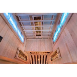 Sauna na podczerwień z kamieniem solnym 90X90X190CM FS-C1S