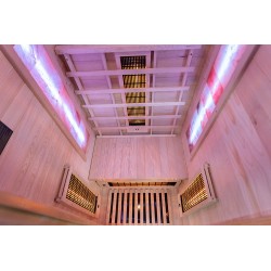 Sauna na podczerwień z kamieniem solnym 90X90X190CM FS-C1S