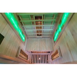 Sauna na podczerwień z kamieniem solnym 90X90X190CM FS-C1S