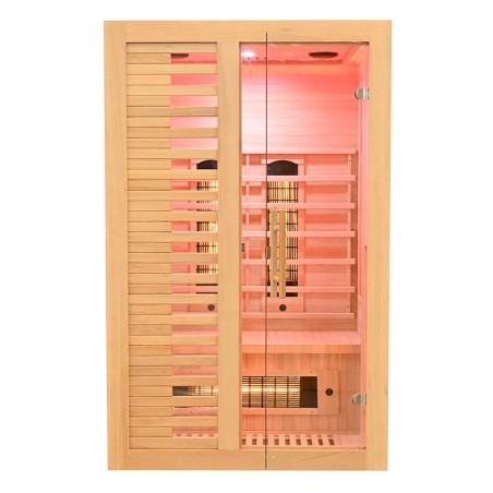 Sauna na podczerwień z kamieniem solnym 120X100X190CM FS-C2S