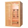 Sauna na podczerwień z kamieniem solnym 120X100X190CM FS-C2S
