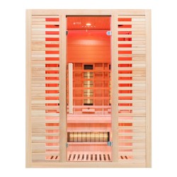 Sauna na podczerwień z kamieniem solnym 150X110X190CM FS-C3S