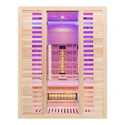 Sauna na podczerwień z kamieniem solnym 150X110X190CM FS-C3S
