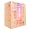 Sauna na podczerwień z kamieniem solnym 150X110X190CM FS-C3S