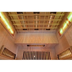 Sauna na podczerwień z kamieniem solnym 150X110X190CM FS-C3S
