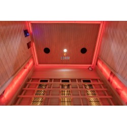 Sauna na podczerwień z kamieniem solnym 150X110X190CM FS-C3S