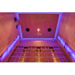 Sauna na podczerwień z kamieniem solnym 150X110X190CM FS-C3S