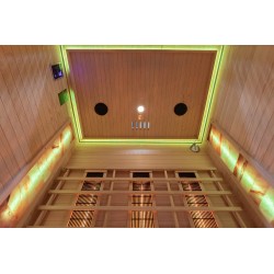 Sauna na podczerwień z kamieniem solnym 150X110X190CM FS-C3S